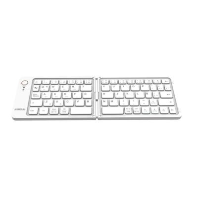 Teclado BT Plegable 28x9.5x0.6cm *Blanco* SOUL Teclado BT Plegable 28x9.5x0.6cm *Blanco* SOUL