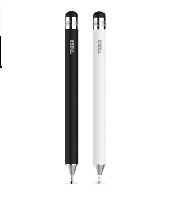 Lapiz Optico MOD.P02 Punta Disco Silicona + Capacitiva Blanco SOUL
