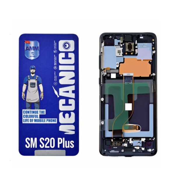 MODULO SAMSUNG S20 PLUS BLACK AMM C/MARCO -- MECANICO
