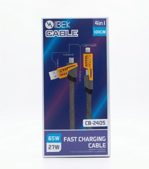 Cable USB 4 en 1 IBEK CB-2405