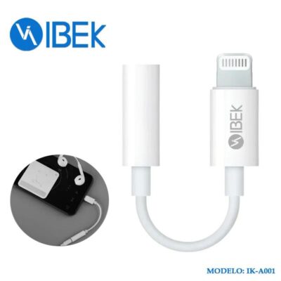 Adaptador Lightning A Audio 3.5 Rep. IBEK