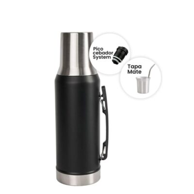 KIT Termo Acero Doble Capa 1.3L + Mate