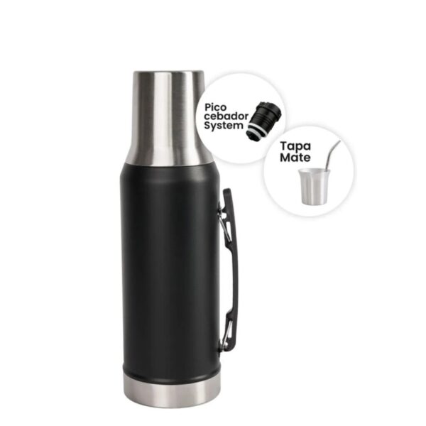 KIT Termo Acero Doble Capa 1.3L + Mate