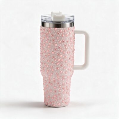 Vaso Quencher Rosa Perlado 1.2Lts ==