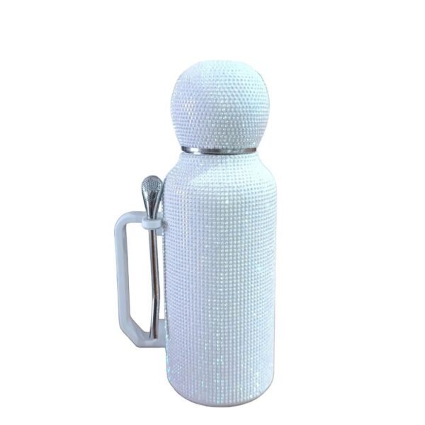 KIT Oval Glitter -Termo 1300ml + Mate + Bombilla