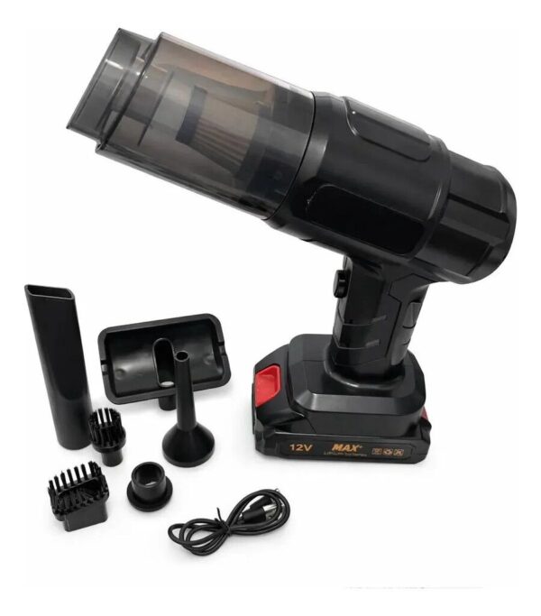 Aspiradora Portatil Multifuncional  Para Auto Hogar Sopladora Bateria Extendida