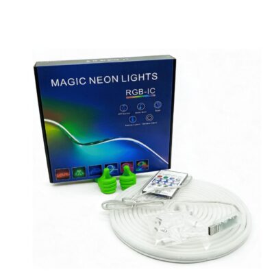 Neon Flex RGB Sop USB Y Control Remoto 5Mts inc, Fuente